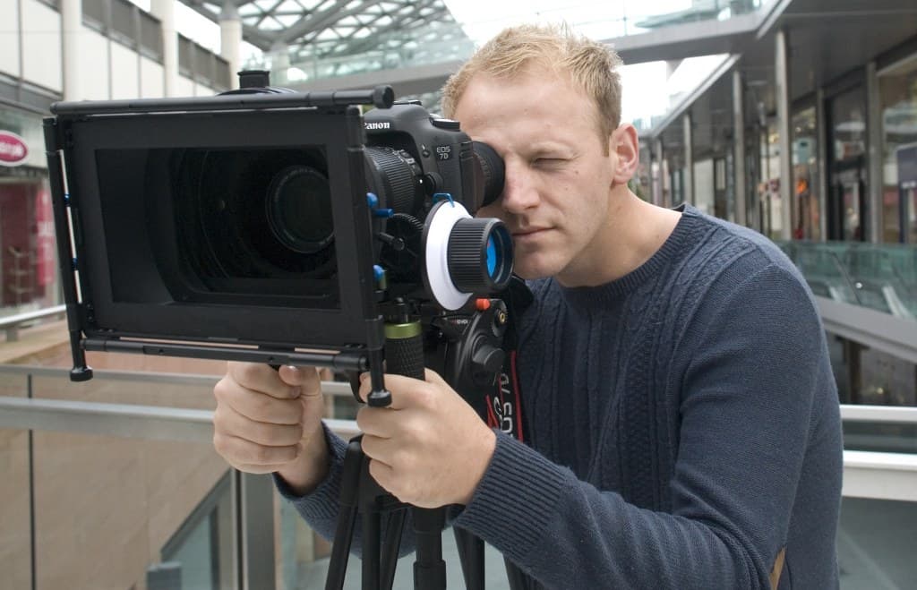 video production liverpool - cameraman
